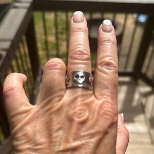 Sterling Silver Skull Ring